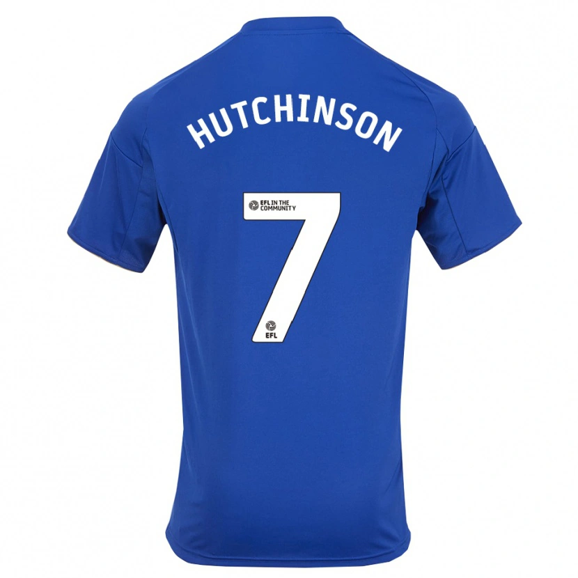 Danxen Heren Lorenz Hutchinson #7 Blauw Goud Thuisshirt Thuistenue 2025/26 T-Shirt België