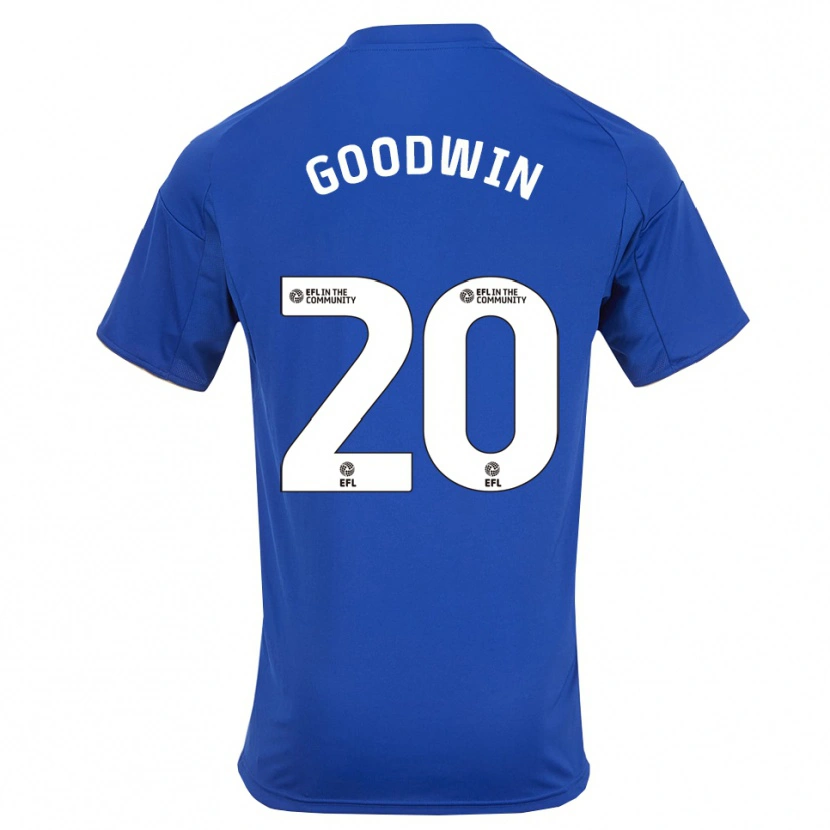 Danxen Heren Missy Goodwin #20 Blauw Goud Thuisshirt Thuistenue 2025/26 T-Shirt België