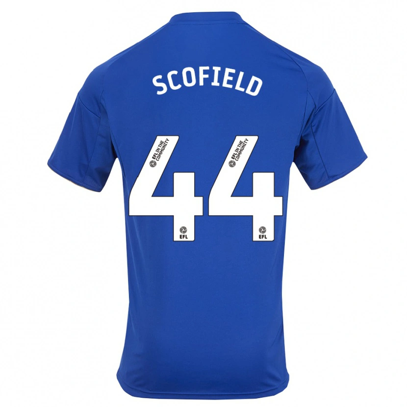 Danxen Heren Connie Scofield #44 Blauw Goud Thuisshirt Thuistenue 2025/26 T-Shirt België