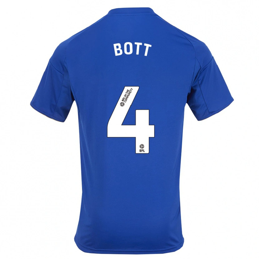 Danxen Heren Cj Bott #4 Blauw Goud Thuisshirt Thuistenue 2025/26 T-Shirt België