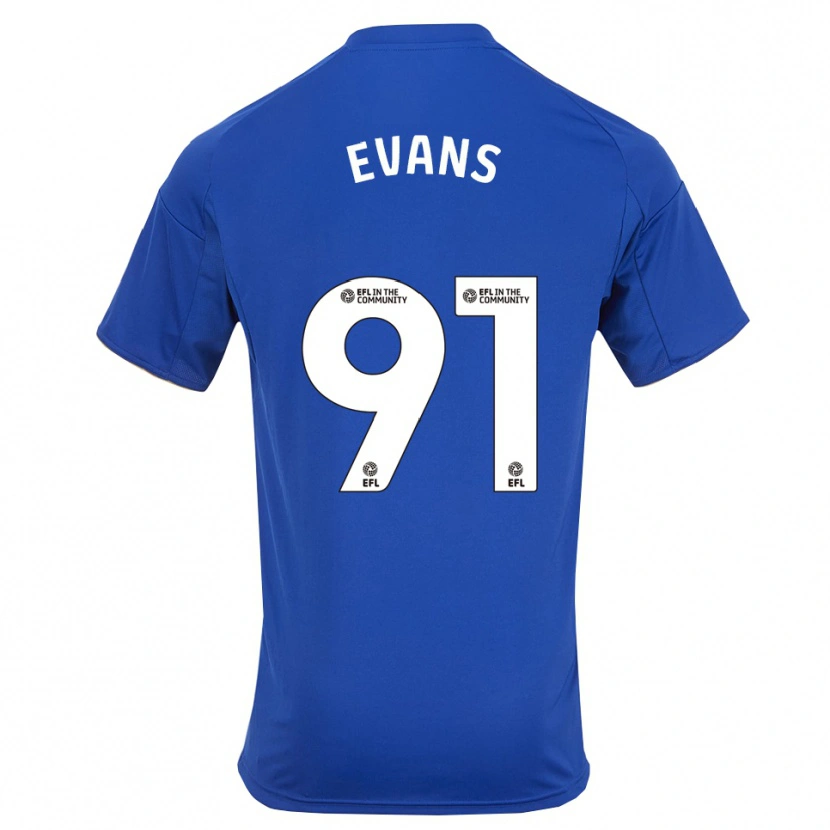 Danxen Heren Jake Evans #91 Blauw Goud Thuisshirt Thuistenue 2025/26 T-Shirt België