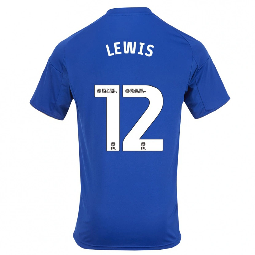 Danxen Heren William Lewis #12 Blauw Goud Thuisshirt Thuistenue 2025/26 T-Shirt België