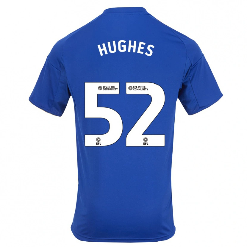 Danxen Heren Iestyn Hughes #52 Blauw Goud Thuisshirt Thuistenue 2025/26 T-Shirt België