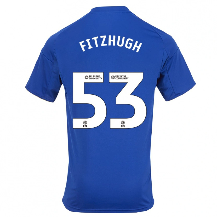 Danxen Heren Ethan Fitzhugh #53 Blauw Goud Thuisshirt Thuistenue 2025/26 T-Shirt België