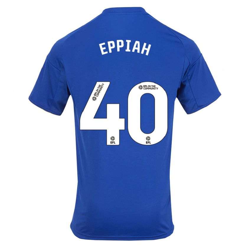 Danxen Heren Josh Eppiah #40 Blauw Goud Thuisshirt Thuistenue 2025/26 T-Shirt België