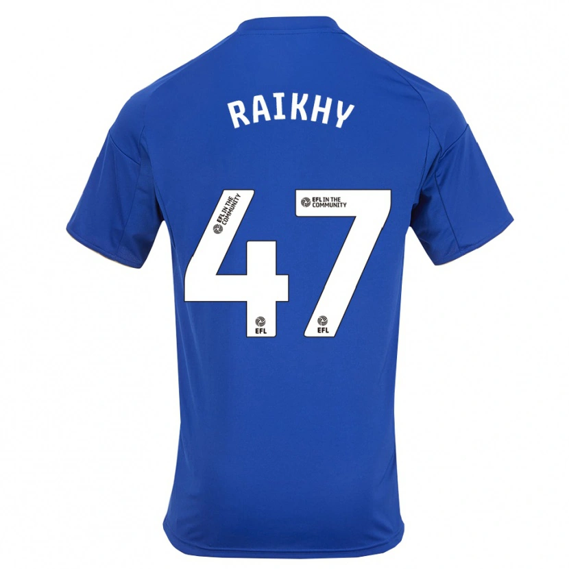 Danxen Heren Arjan Raikhy #47 Blauw Goud Thuisshirt Thuistenue 2025/26 T-Shirt België
