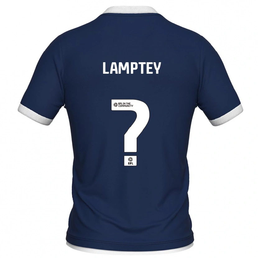 Danxen Heren Rafiq Lamptey #0 Marine Wit Thuisshirt Thuistenue 2025/26 T-Shirt België