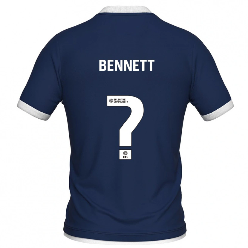 Danxen Heren Shay Bennett #0 Marine Wit Thuisshirt Thuistenue 2025/26 T-Shirt België