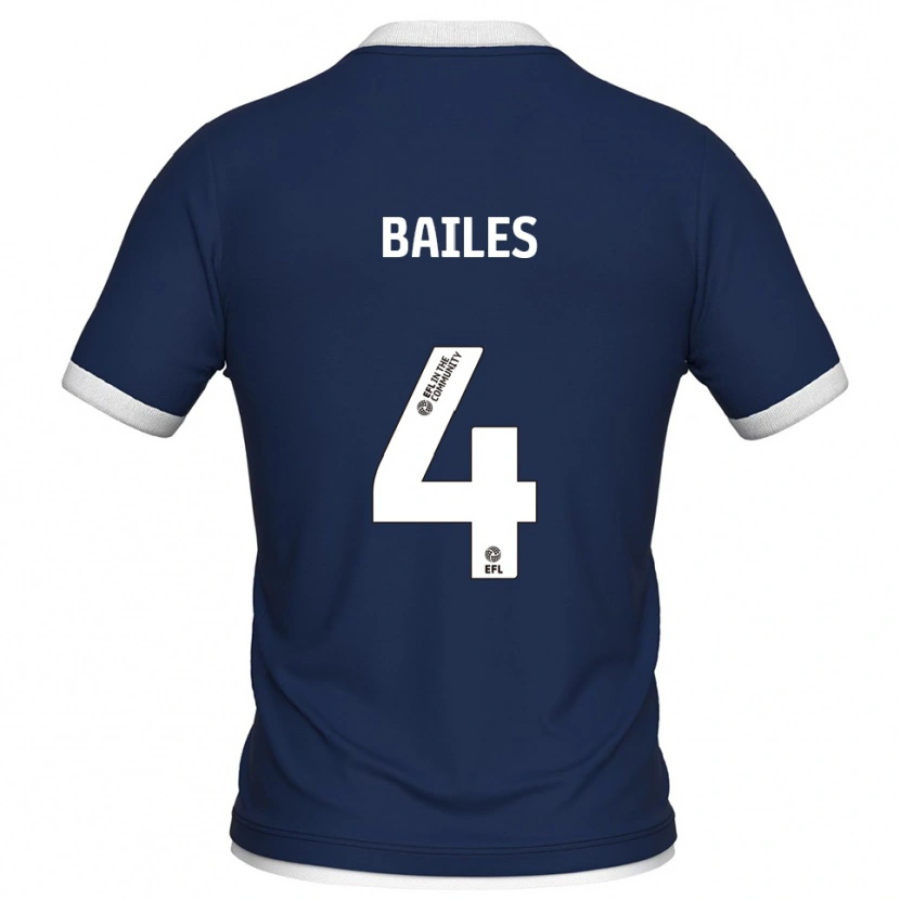 Danxen Heren Freya Bailes #4 Marine Wit Thuisshirt Thuistenue 2025/26 T-Shirt België