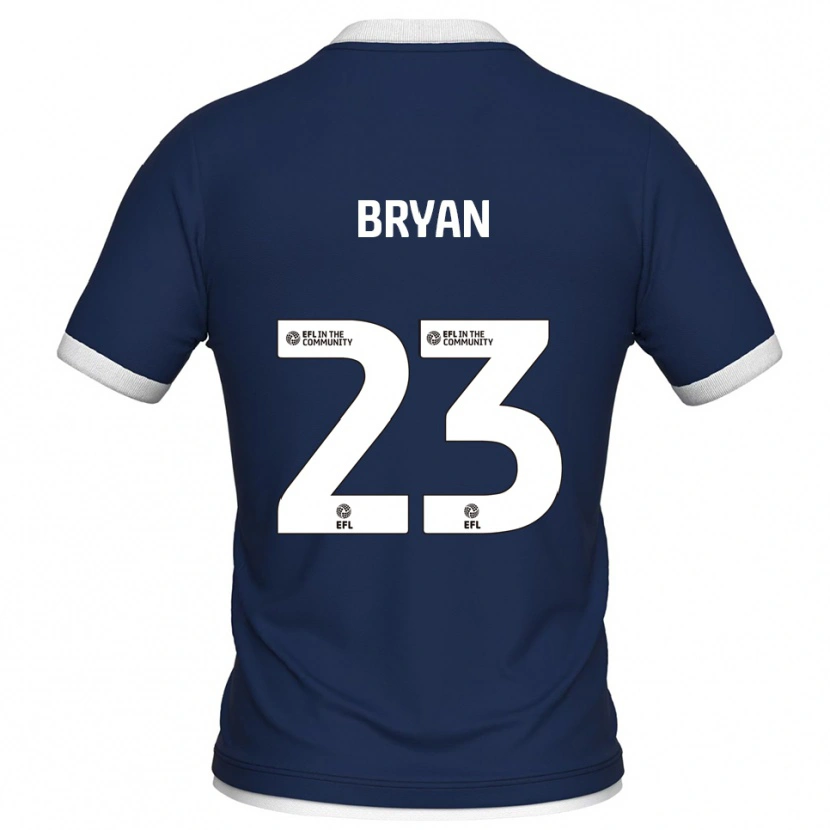 Danxen Heren Joe Bryan #23 Marine Wit Thuisshirt Thuistenue 2025/26 T-Shirt België