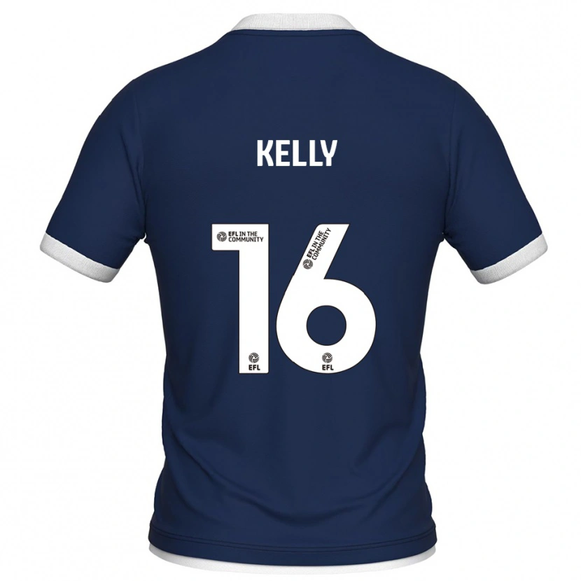 Danxen Heren Daniel Kelly #16 Marine Wit Thuisshirt Thuistenue 2025/26 T-Shirt België