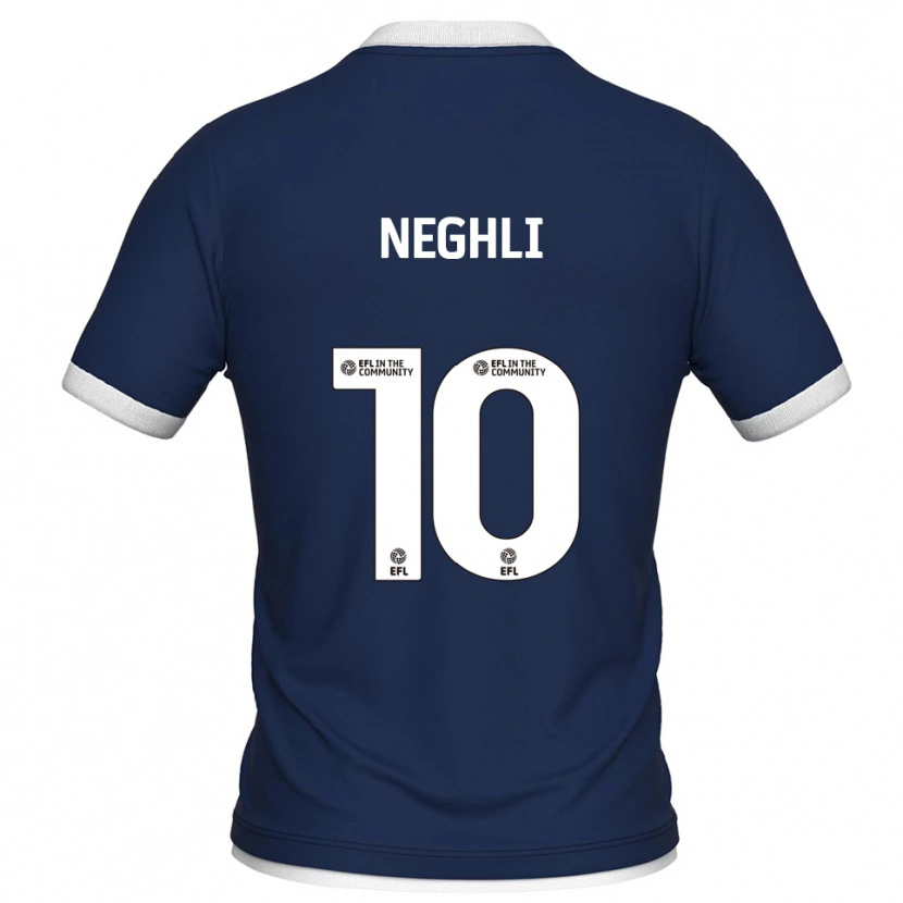 Danxen Heren Camiel Neghli #10 Marine Wit Thuisshirt Thuistenue 2025/26 T-Shirt België