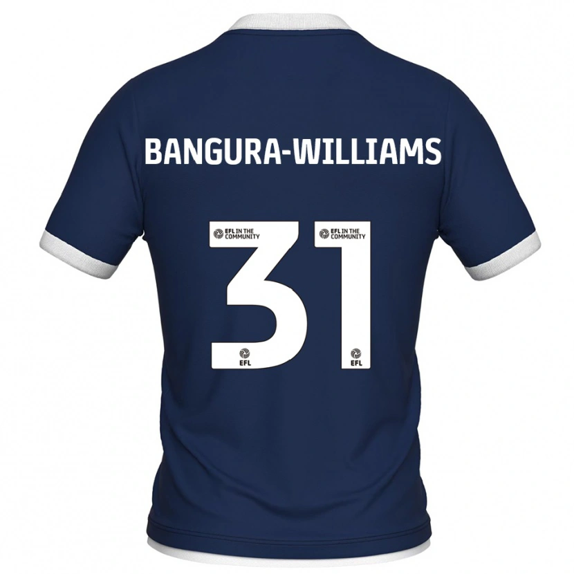 Danxen Heren Ra'ees Bangura-Williams #31 Marine Wit Thuisshirt Thuistenue 2025/26 T-Shirt België