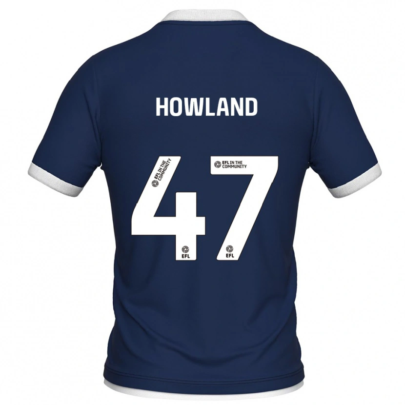 Danxen Heren Jack Howland #47 Marine Wit Thuisshirt Thuistenue 2025/26 T-Shirt België