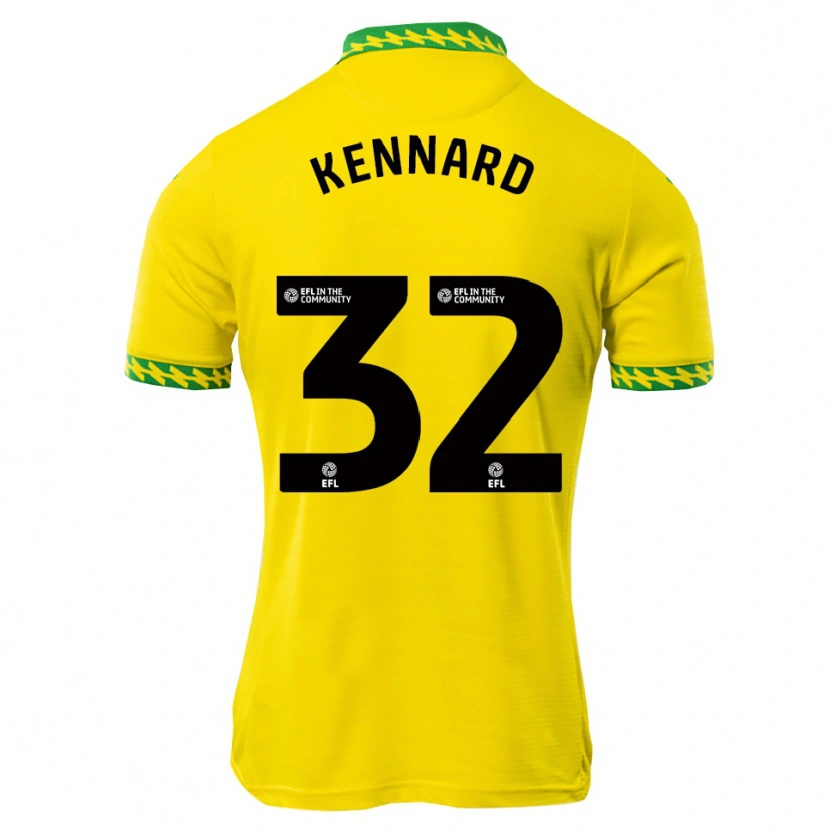 Danxen Heren Holly Kennard #32 Wit Groen Thuisshirt Thuistenue 2025/26 T-Shirt België