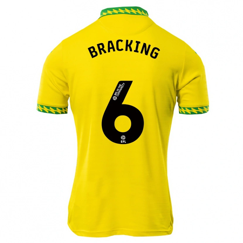 Danxen Heren Miles Bracking #6 Wit Groen Thuisshirt Thuistenue 2025/26 T-Shirt België