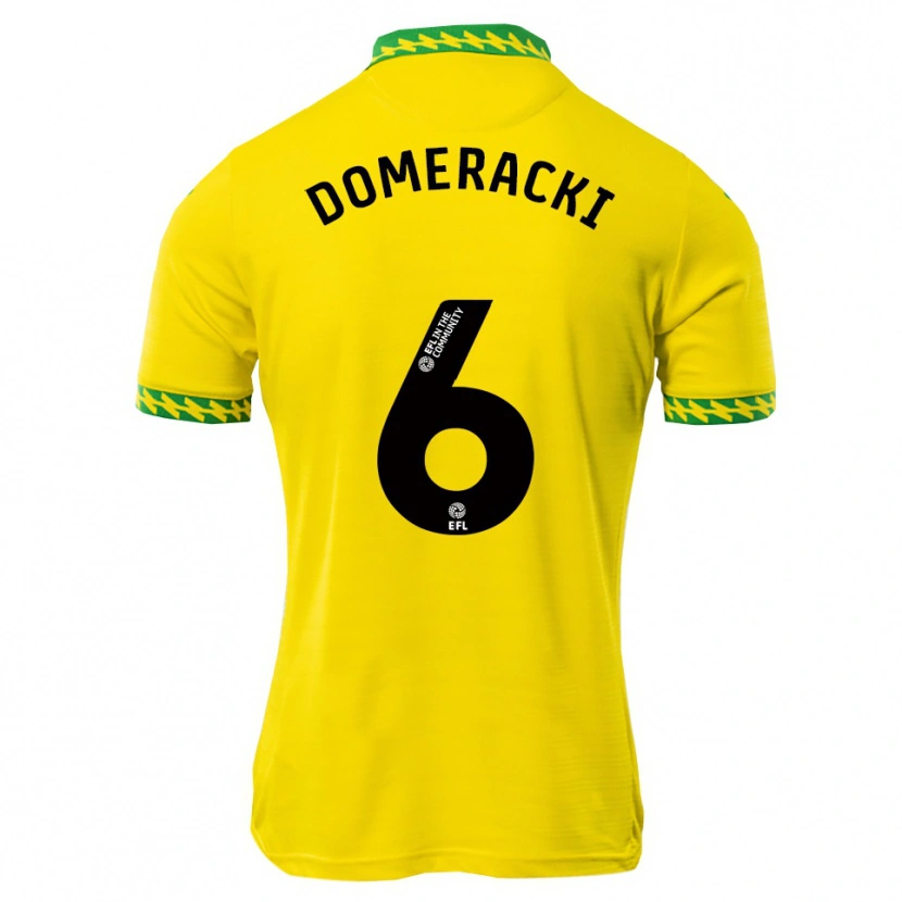 Danxen Heren Alan Domeracki #6 Wit Groen Thuisshirt Thuistenue 2025/26 T-Shirt België