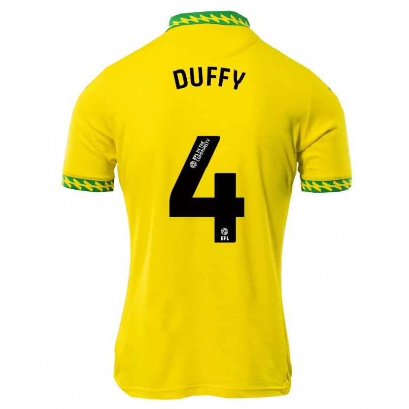 Danxen Heren Shane Duffy #4 Wit Groen Thuisshirt Thuistenue 2025/26 T-Shirt België