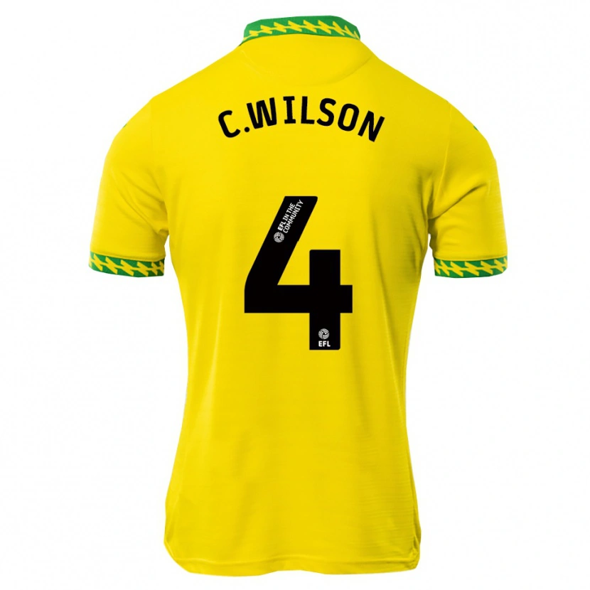 Danxen Heren Charlie Wilson #4 Wit Groen Thuisshirt Thuistenue 2025/26 T-Shirt België