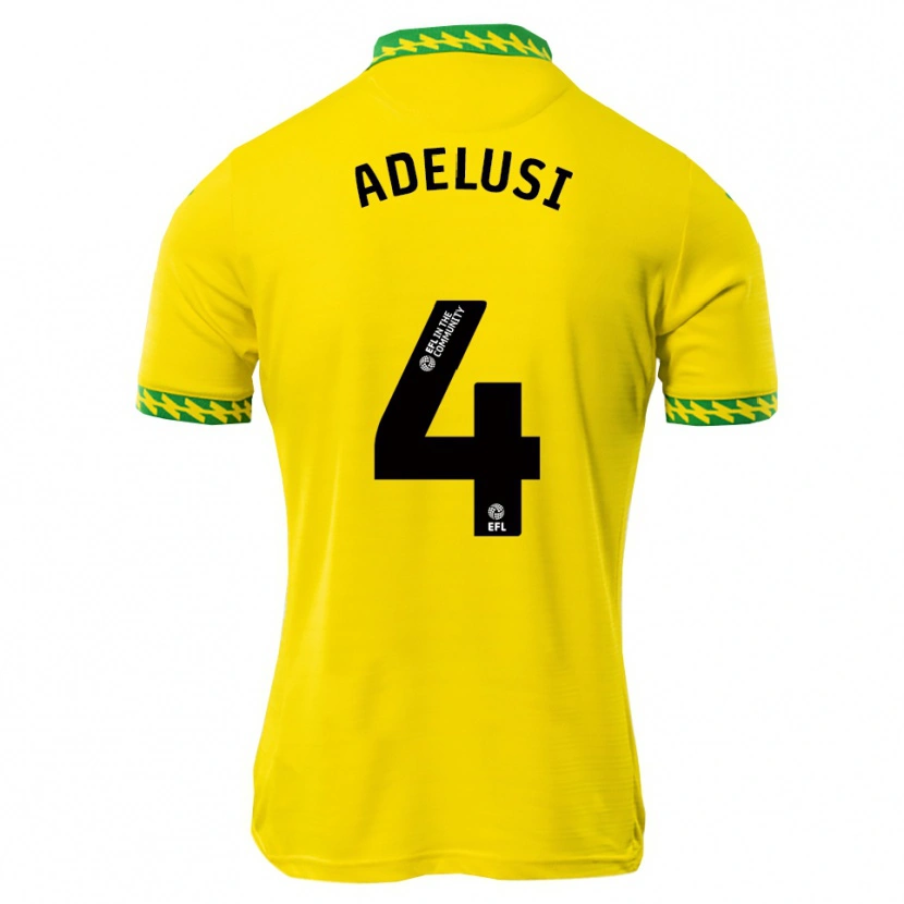 Danxen Heren Theodore Adelusi #4 Wit Groen Thuisshirt Thuistenue 2025/26 T-Shirt België