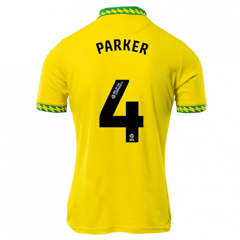 Danxen Heren Alice Parker #4 Wit Groen Thuisshirt Thuistenue 2025/26 T-Shirt België