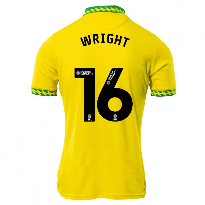 Danxen Heren Jacob Wright #16 Wit Groen Thuisshirt Thuistenue 2025/26 T-Shirt België