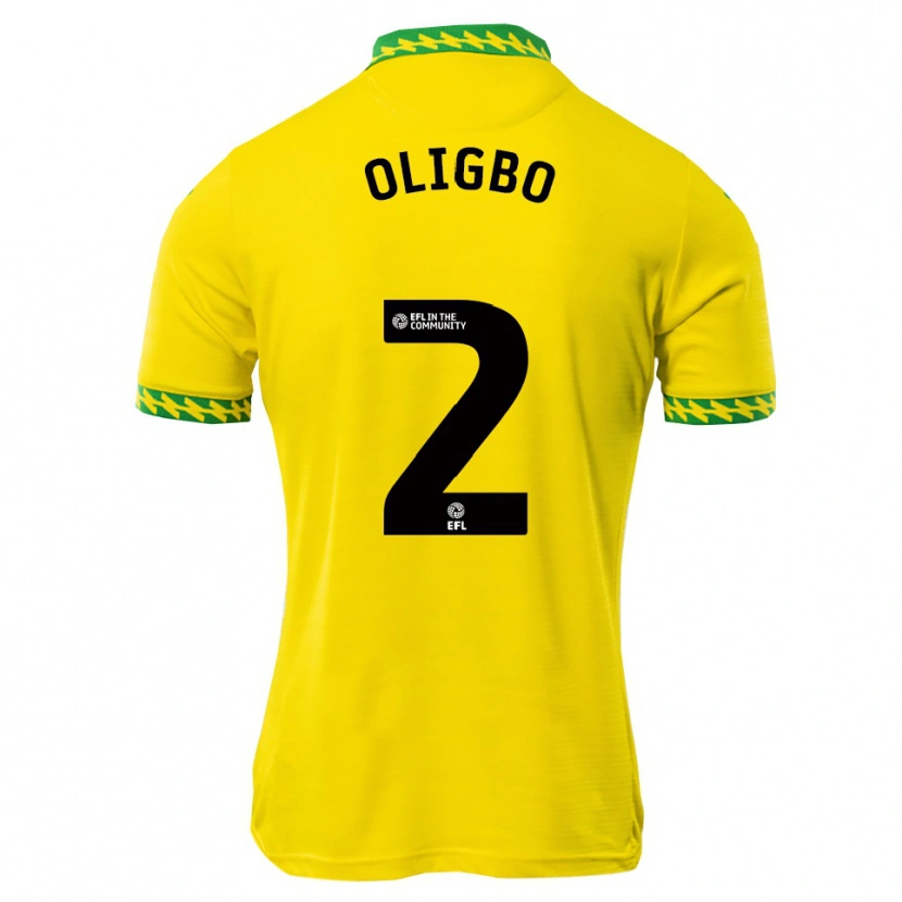 Danxen Heren Finlay Oligbo #2 Wit Groen Thuisshirt Thuistenue 2025/26 T-Shirt België