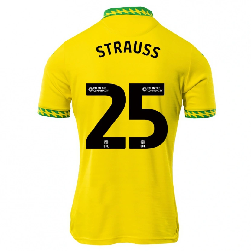 Danxen Heren Hope Strauss #25 Wit Groen Thuisshirt Thuistenue 2025/26 T-Shirt België