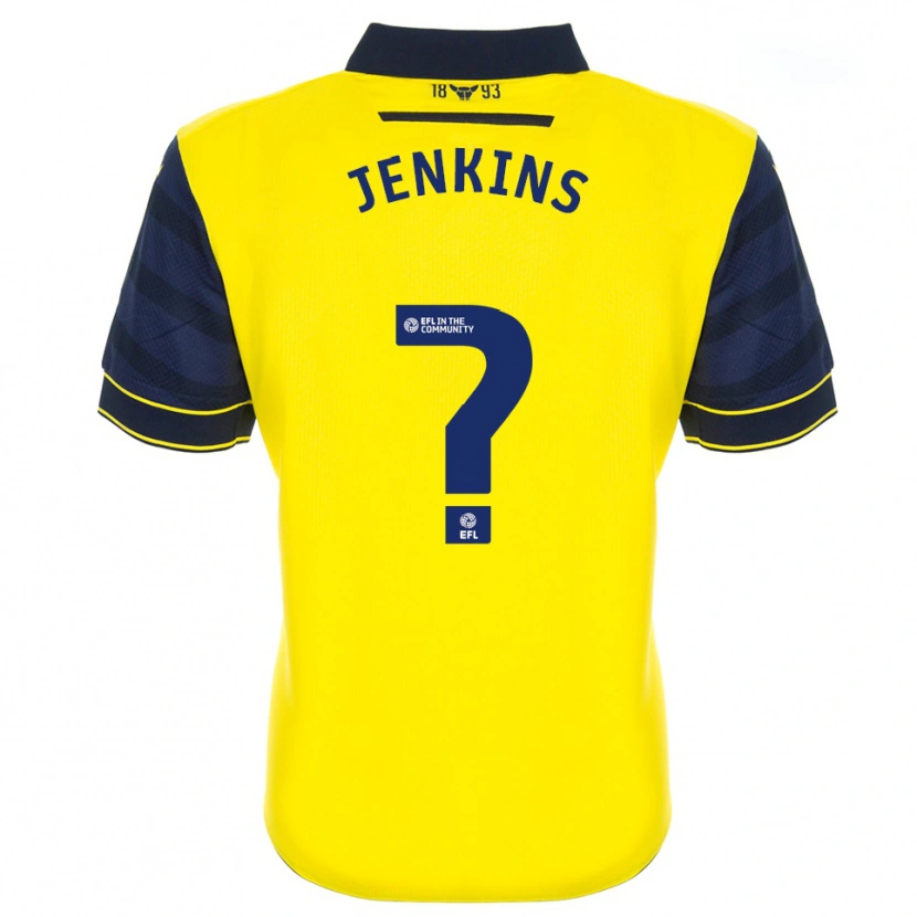 Danxen Heren Shaunna Jenkins #0 Geel Marine Thuisshirt Thuistenue 2025/26 T-Shirt België