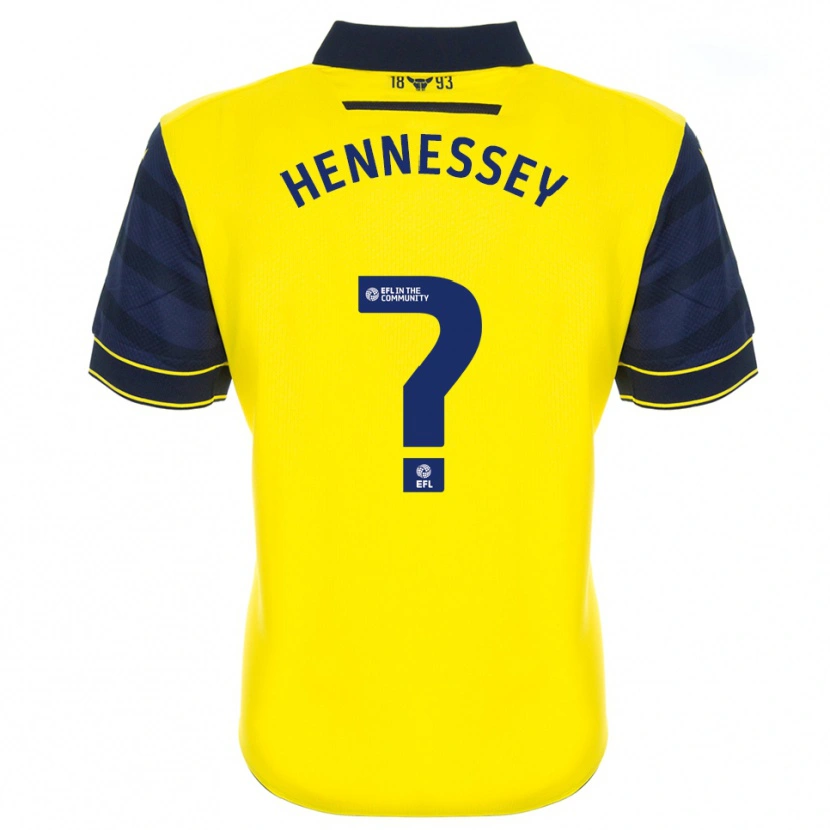 Danxen Heren Laura Hennessey #0 Geel Marine Thuisshirt Thuistenue 2025/26 T-Shirt België