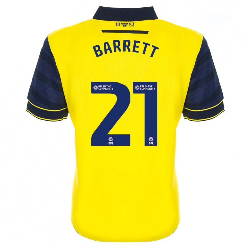 Danxen Heren Nicole Barrett #21 Geel Marine Thuisshirt Thuistenue 2025/26 T-Shirt België