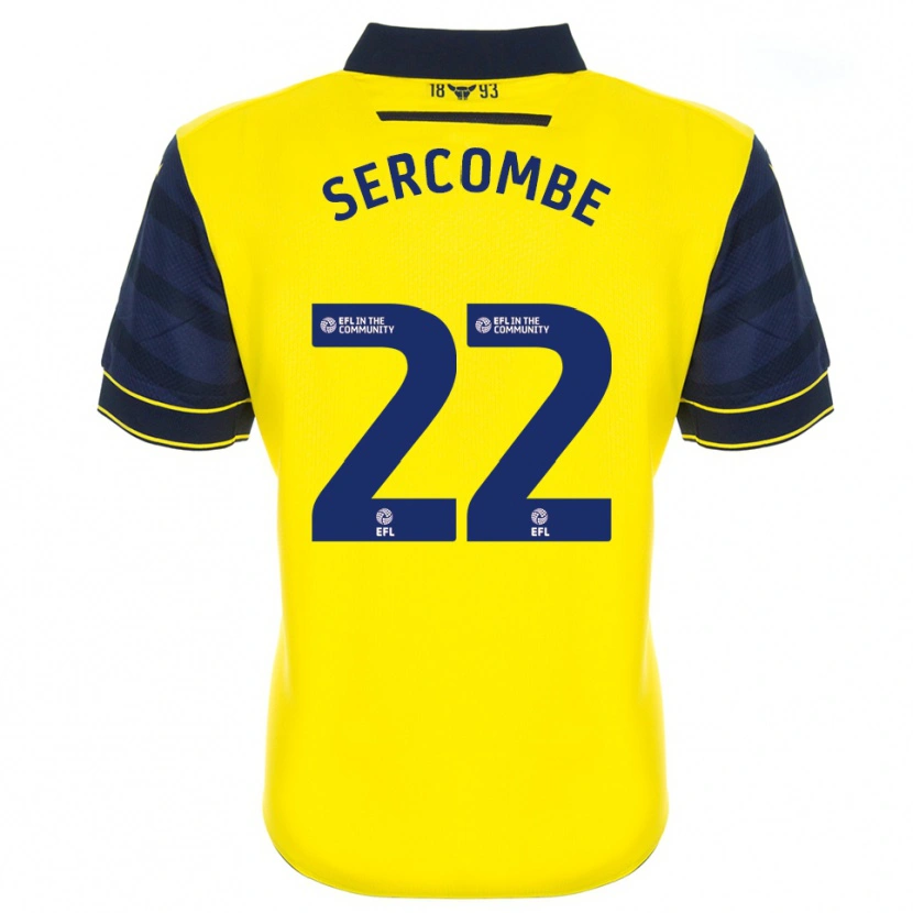 Danxen Heren Paris Sercombe #22 Geel Marine Thuisshirt Thuistenue 2025/26 T-Shirt België