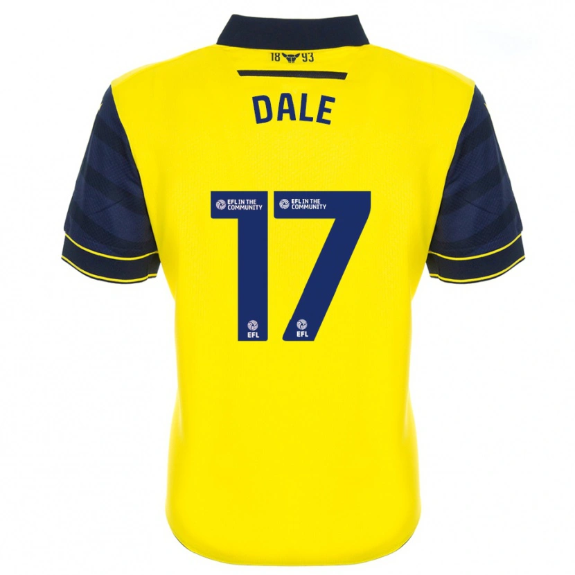 Danxen Heren Owen Dale #17 Geel Marine Thuisshirt Thuistenue 2025/26 T-Shirt België