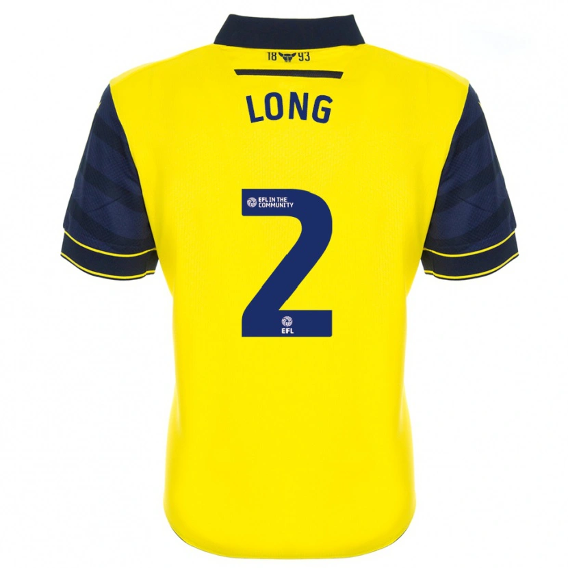 Danxen Heren Sam Long #2 Geel Marine Thuisshirt Thuistenue 2025/26 T-Shirt België