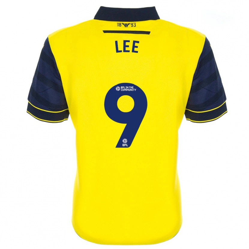 Danxen Heren Jack Lee #9 Geel Marine Thuisshirt Thuistenue 2025/26 T-Shirt België