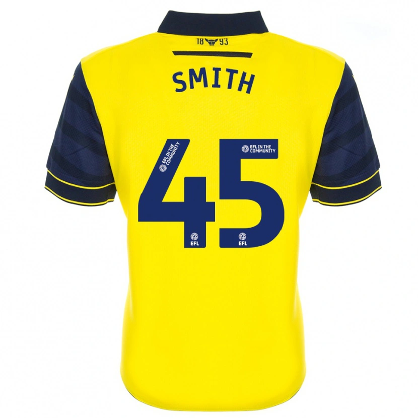 Danxen Heren Max Smith #45 Geel Marine Thuisshirt Thuistenue 2025/26 T-Shirt België