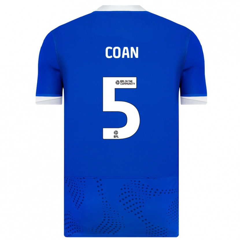 Danxen Heren Hannah Coan #5 Blauw Wit Thuisshirt Thuistenue 2025/26 T-Shirt België