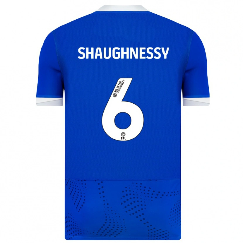 Danxen Heren Conor Shaughnessy #6 Blauw Wit Thuisshirt Thuistenue 2025/26 T-Shirt België