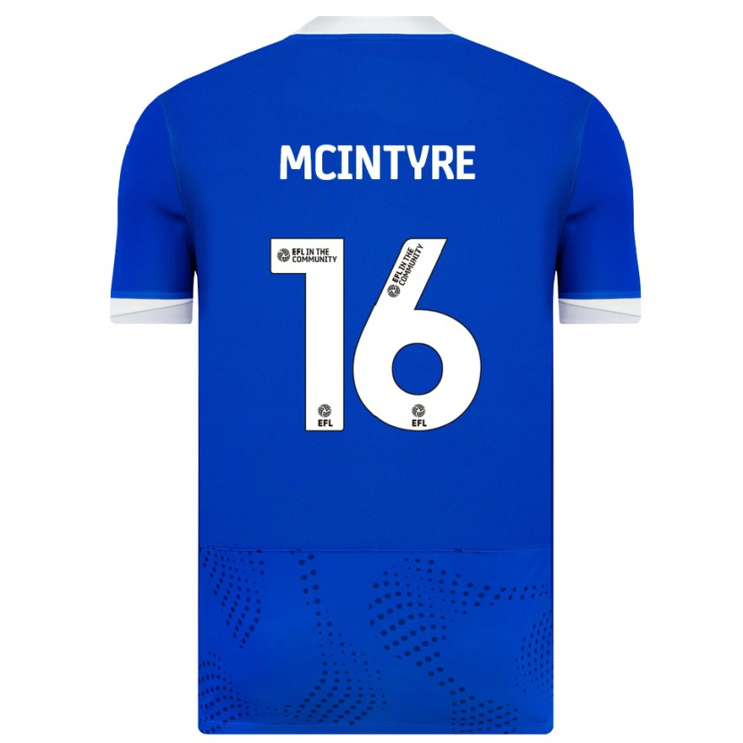 Danxen Heren Tom Mcintyre #16 Blauw Wit Thuisshirt Thuistenue 2025/26 T-Shirt België