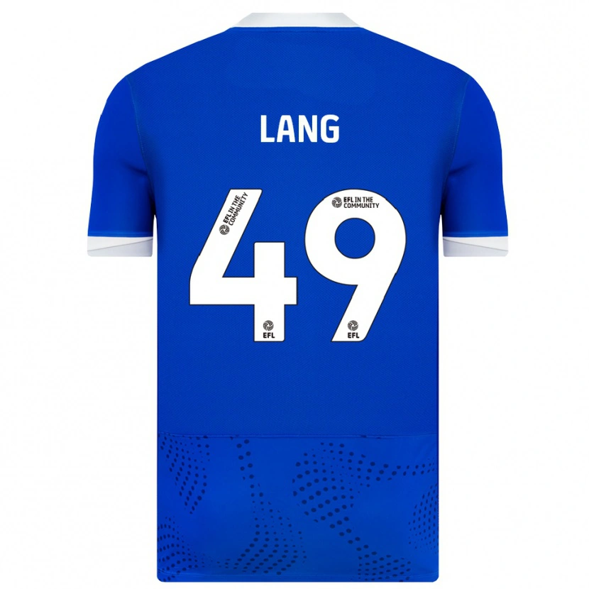 Danxen Heren Callum Lang #49 Blauw Wit Thuisshirt Thuistenue 2025/26 T-Shirt België