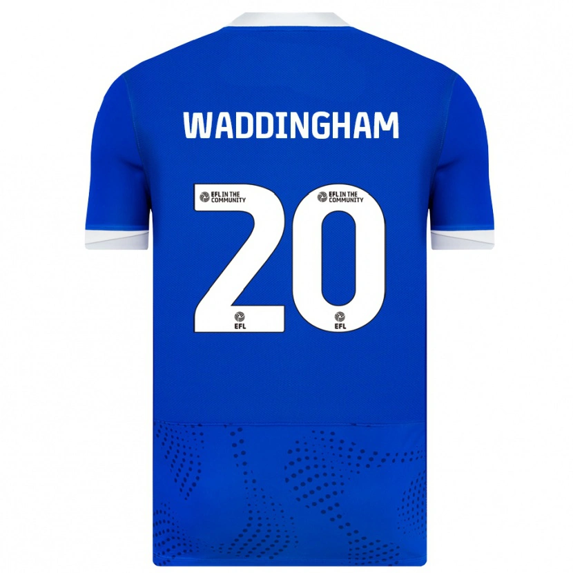 Danxen Heren Thomas Waddingham #20 Blauw Wit Thuisshirt Thuistenue 2025/26 T-Shirt België