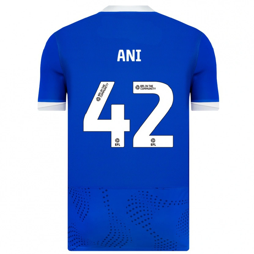 Danxen Heren Michael Ani #42 Blauw Wit Thuisshirt Thuistenue 2025/26 T-Shirt België