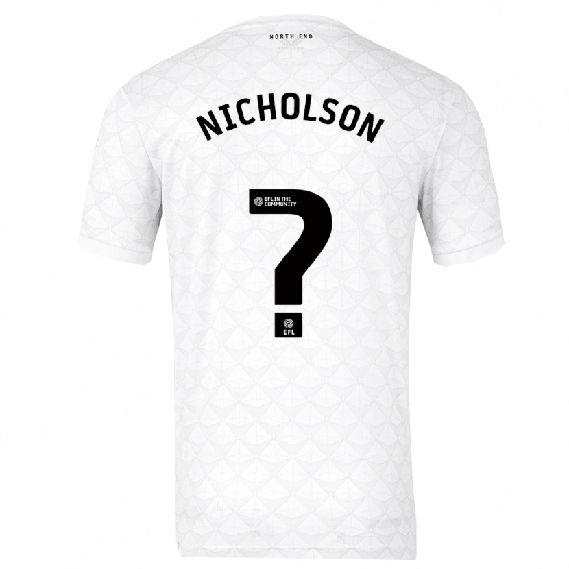 Danxen Heren Joseph Nicholson #0 Wit Rood Thuisshirt Thuistenue 2025/26 T-Shirt België