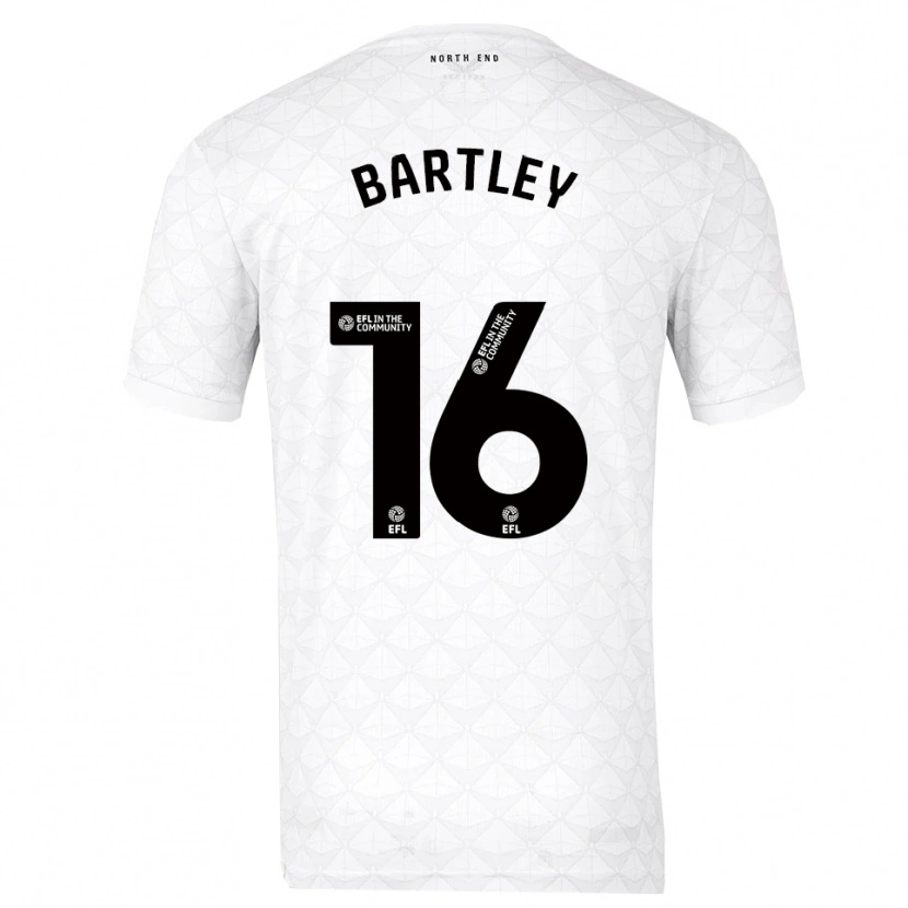 Danxen Heren Melanie Bartley #16 Wit Rood Thuisshirt Thuistenue 2025/26 T-Shirt België