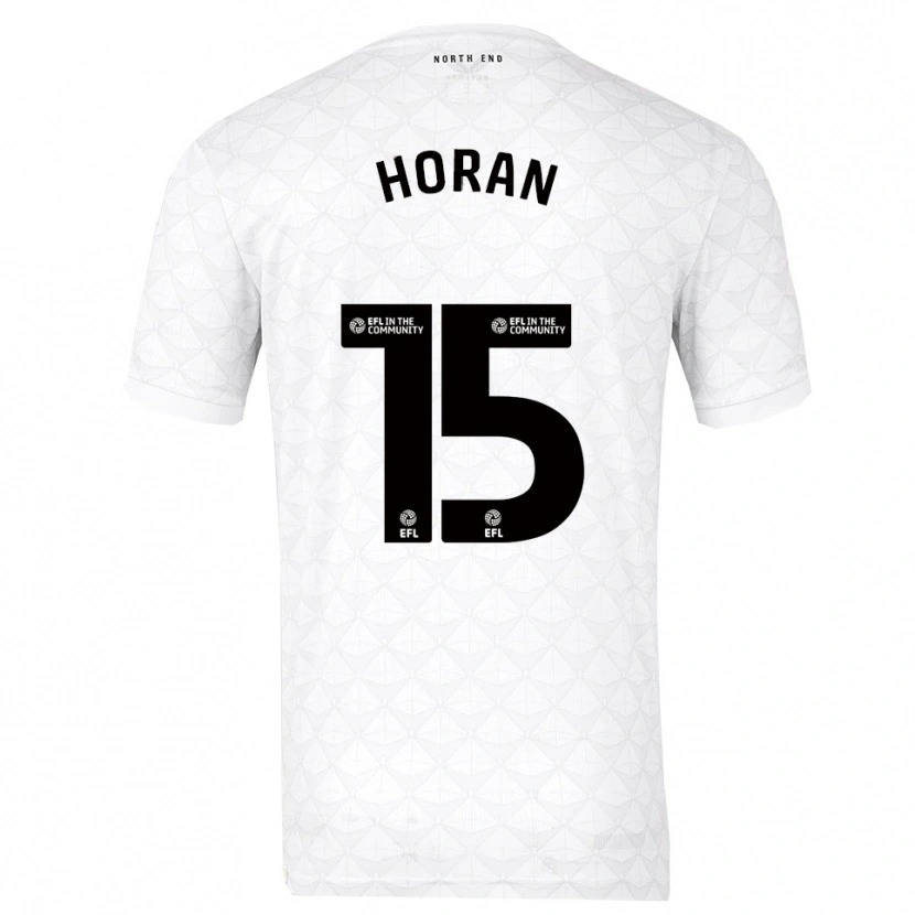 Danxen Heren Ellis Horan #15 Wit Rood Thuisshirt Thuistenue 2025/26 T-Shirt België
