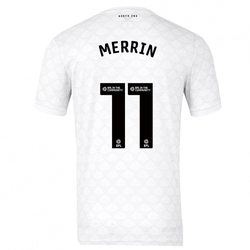 Danxen Heren Laura Merrin #11 Wit Rood Thuisshirt Thuistenue 2025/26 T-Shirt België