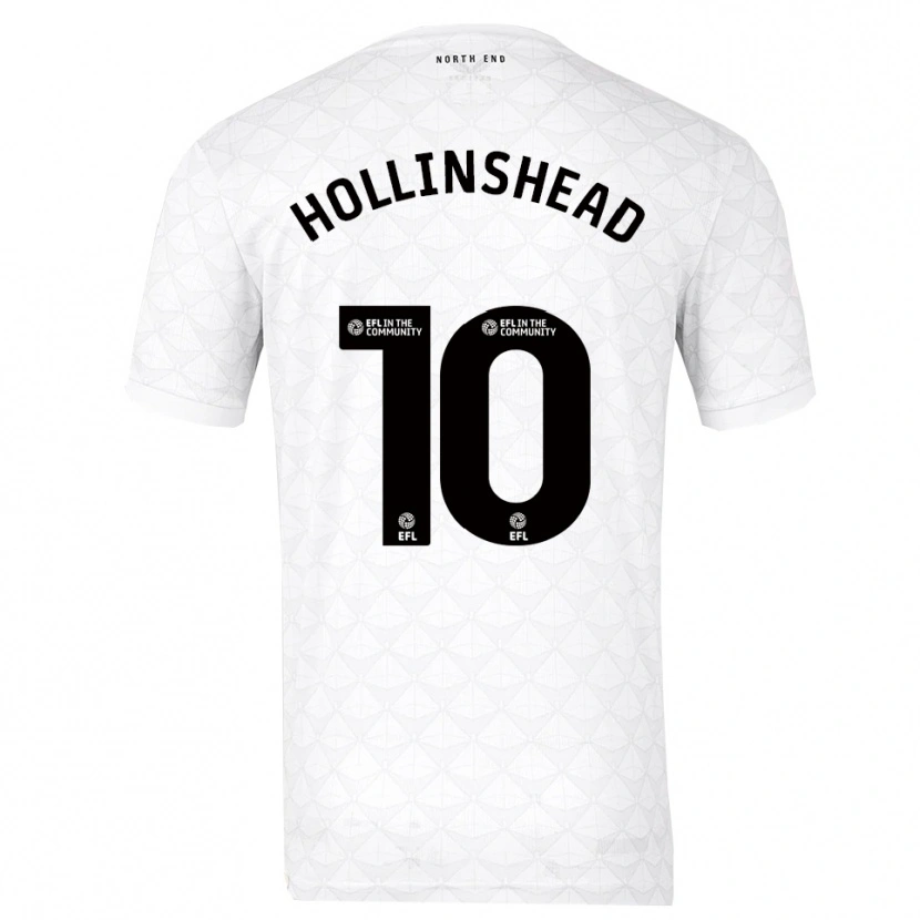Danxen Heren Emily Hollinshead #10 Wit Rood Thuisshirt Thuistenue 2025/26 T-Shirt België