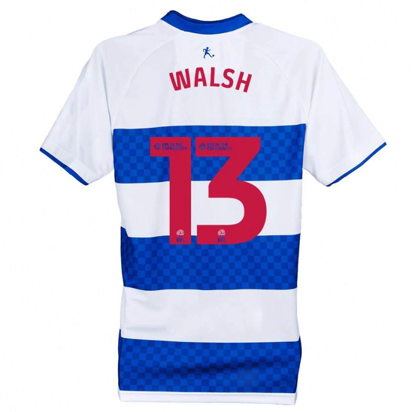 Danxen Heren Joe Walsh #13 Blauw Wit Thuisshirt Thuistenue 2025/26 T-Shirt België