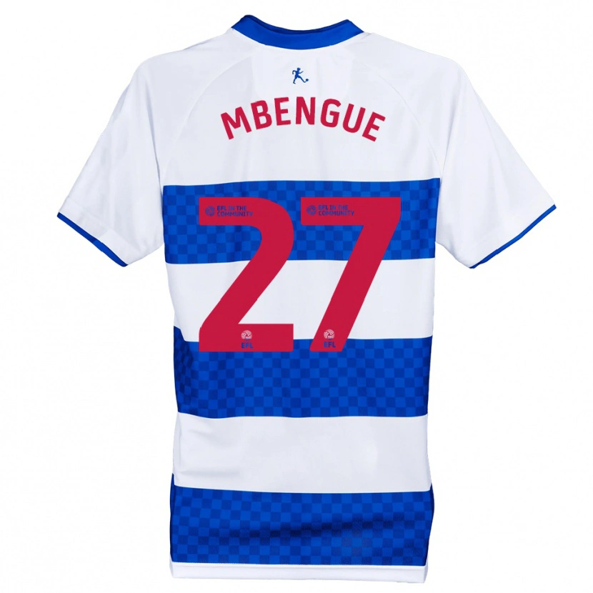 Danxen Heren Amadou Salif Mbengue #27 Blauw Wit Thuisshirt Thuistenue 2025/26 T-Shirt België