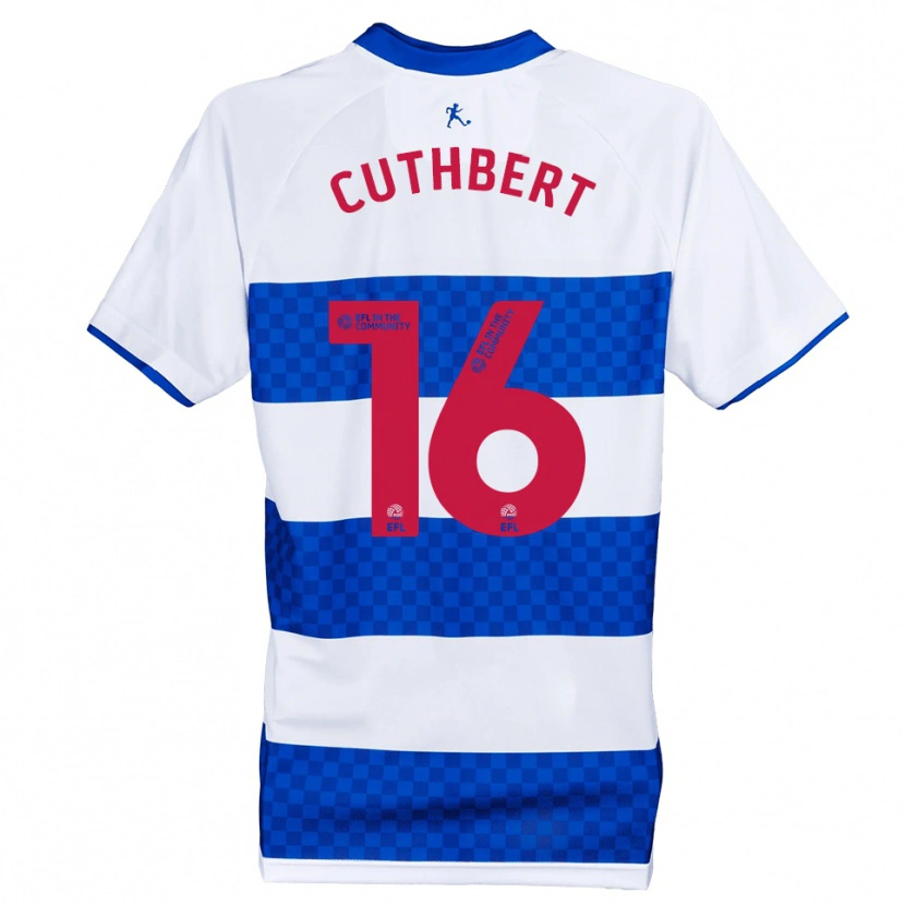 Danxen Heren Gabriel Cuthbert #16 Blauw Wit Thuisshirt Thuistenue 2025/26 T-Shirt België